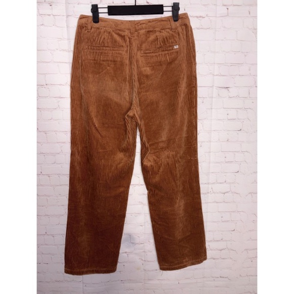 Brixton Brown Victory Corduroy Straight Leg Pants 27 Wide Wale Trousers Caramel - Picture 5 of 7